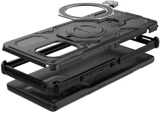 Motorola Edge 50 Hoesje MagSafe 360° Standaard Zwart afbeelding 4