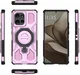 Motorola Edge 50 Hoesje MagSafe 360° Standaard Roze afbeelding 8