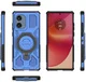 Motorola Edge 50 Fusion Hoesje MagSafe 360° Standaard Blauw afbeelding 8