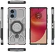 Motorola Edge 50 Fusion Hoesje MagSafe 360° Standaard Grijs afbeelding 8
