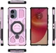 Motorola Edge 50 Fusion Hoesje MagSafe 360° Standaard Roze afbeelding 8