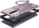 Motorola Edge 50 Fusion Hoesje MagSafe 360° Standaard Roze afbeelding 4
