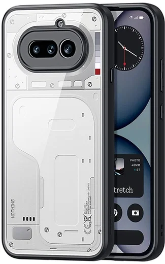 Dux Ducis Aimo Nothing Phone (4a) Hoesje Back Cover Zwart afbeelding 1