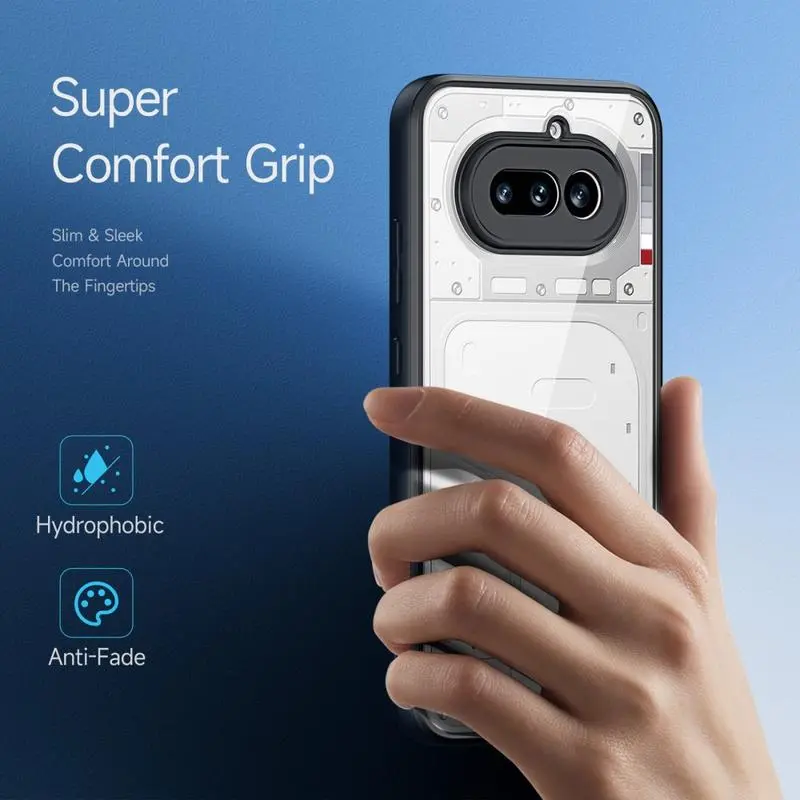Dux Ducis Aimo Nothing Phone (4a) Hoesje Back Cover Zwart afbeelding 4