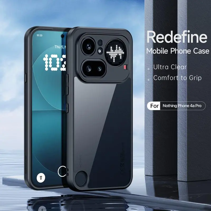 Dux Ducis Aimo Nothing Phone (4a) Pro Hoesje Back Cover Zwart afbeelding 3