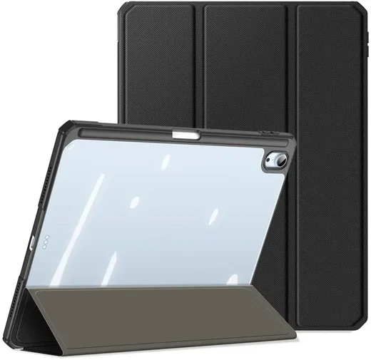 Dux Ducis Toby iPad Air 11 (24/25/26) / Air 10.9 (20/22) Hoes Tri-Fold Zwart afbeelding 8