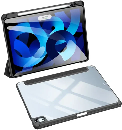 Dux Ducis Toby iPad Air 11 (24/25/26) / Air 10.9 (20/22) Hoes Tri-Fold Zwart afbeelding 7