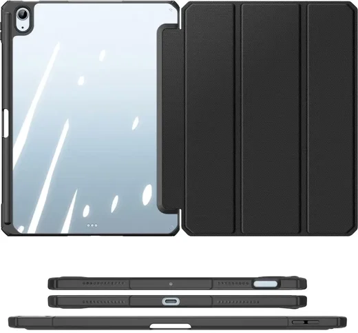 Dux Ducis Toby iPad Air 11 (24/25/26) / Air 10.9 (20/22) Hoes Tri-Fold Zwart afbeelding 11
