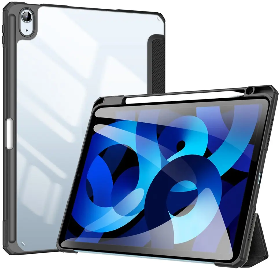 Dux Ducis Toby iPad Air 11 (24/25/26) / Air 10.9 (20/22) Hoes Tri-Fold Zwart afbeelding 10