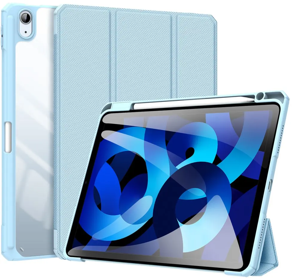 Dux Ducis Toby iPad Air 11 (24/25/26) / Air 10.9 (20/22) Hoes Tri-Fold Blauw afbeelding 1