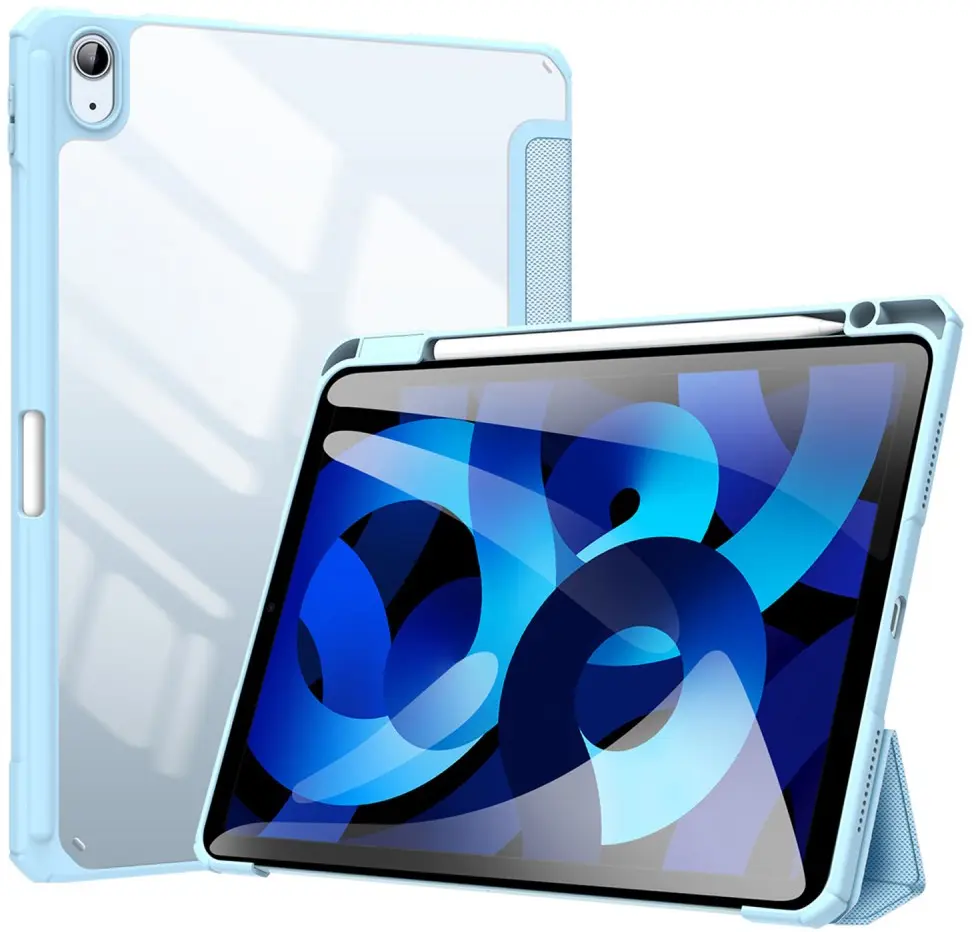 Dux Ducis Toby iPad Air 11 (24/25/26) / Air 10.9 (20/22) Hoes Tri-Fold Blauw afbeelding 10