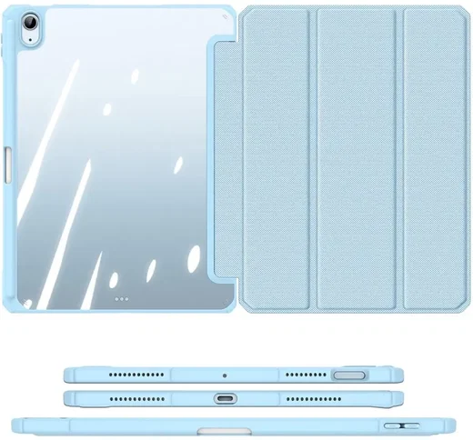Dux Ducis Toby iPad Air 11 (24/25/26) / Air 10.9 (20/22) Hoes Tri-Fold Blauw afbeelding 11