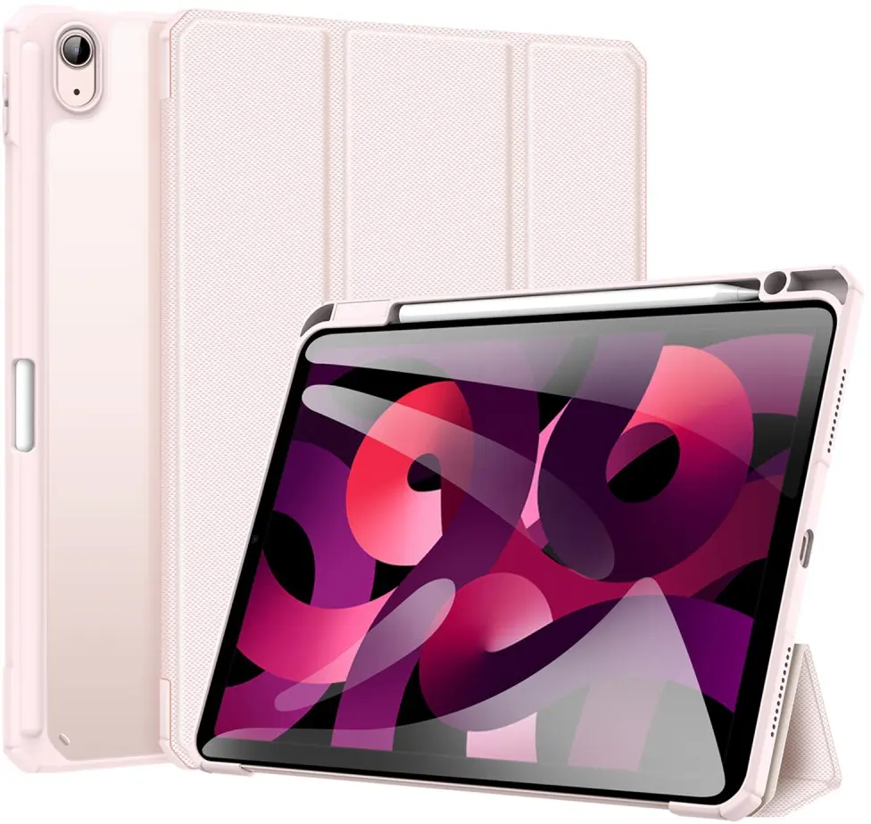 Dux Ducis Toby iPad Air 11 (24/25/26) / Air 10.9 (20/22) Hoes Tri-Fold Roze afbeelding 1