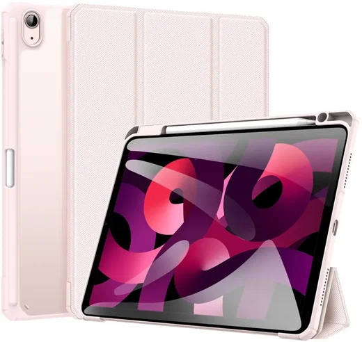 Dux Ducis Toby iPad Air 11 (24/25/26) / Air 10.9 (20/22) Hoes Tri-Fold Roze afbeelding 1