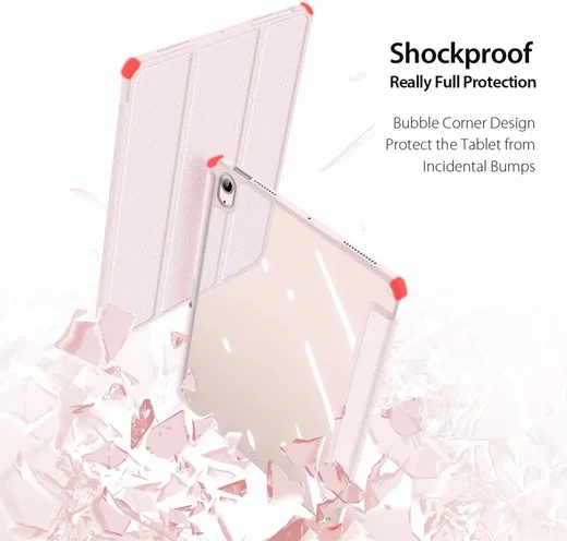 Dux Ducis Toby iPad Air 11 (24/25/26) / Air 10.9 (20/22) Hoes Tri-Fold Roze afbeelding 2