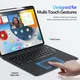 Dux Ducis DK iPad Air 13 (24/25/26) / Pro 12.9 (20/21/22) Hoes Toetsenbord Zwart afbeelding 10