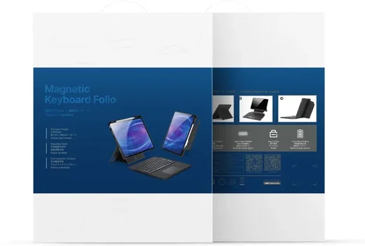 Dux Ducis DK iPad Air 11 (24/2526) / Air 10.9 (20/22) Hoes Toetsenbord Zwart afbeelding 12