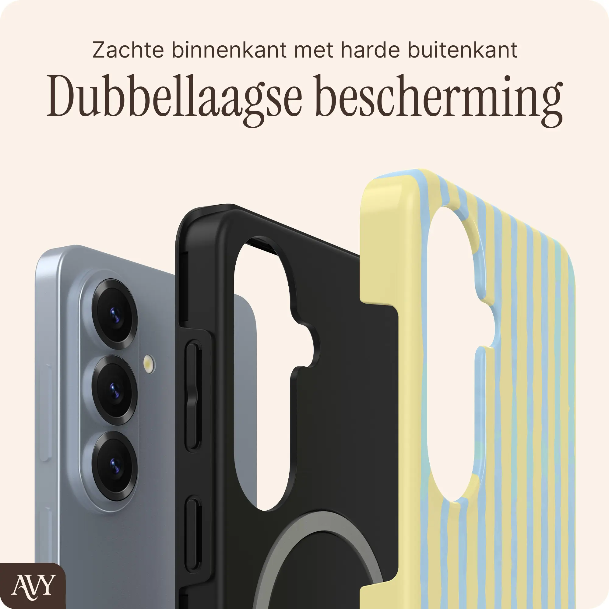 AVY Samsung Galaxy S26 Hoesje MagSafe Back Cover Lemon Sky afbeelding 5