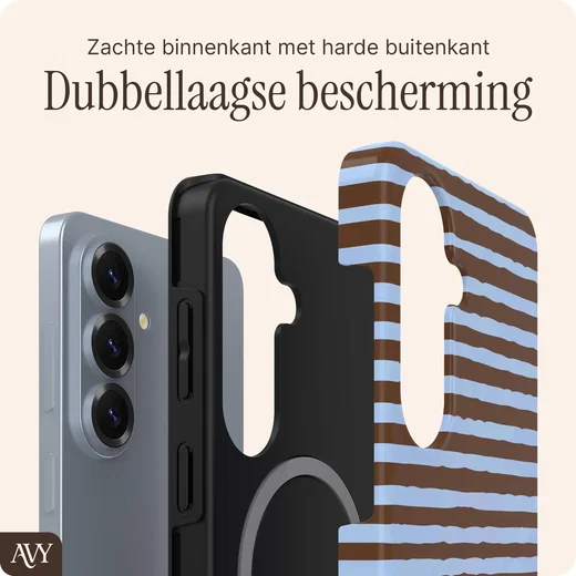 AVY Samsung Galaxy S26 Hoesje MagSafe Back Cover Ocean Latte afbeelding 5