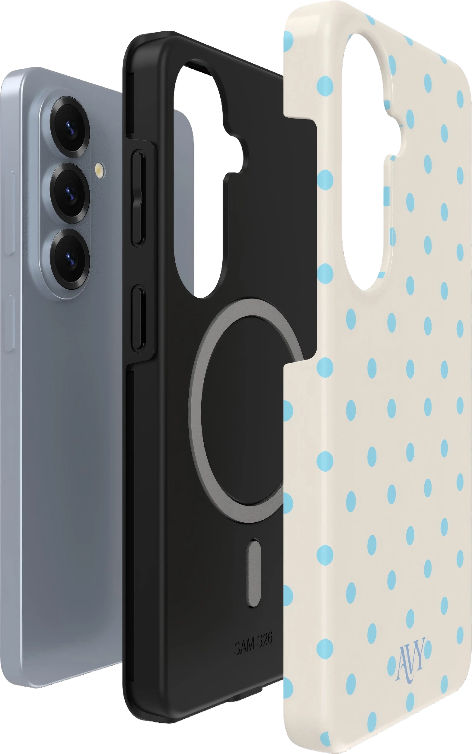AVY Samsung Galaxy S26 Hoesje MagSafe Back Cover Riviera Dots afbeelding 12