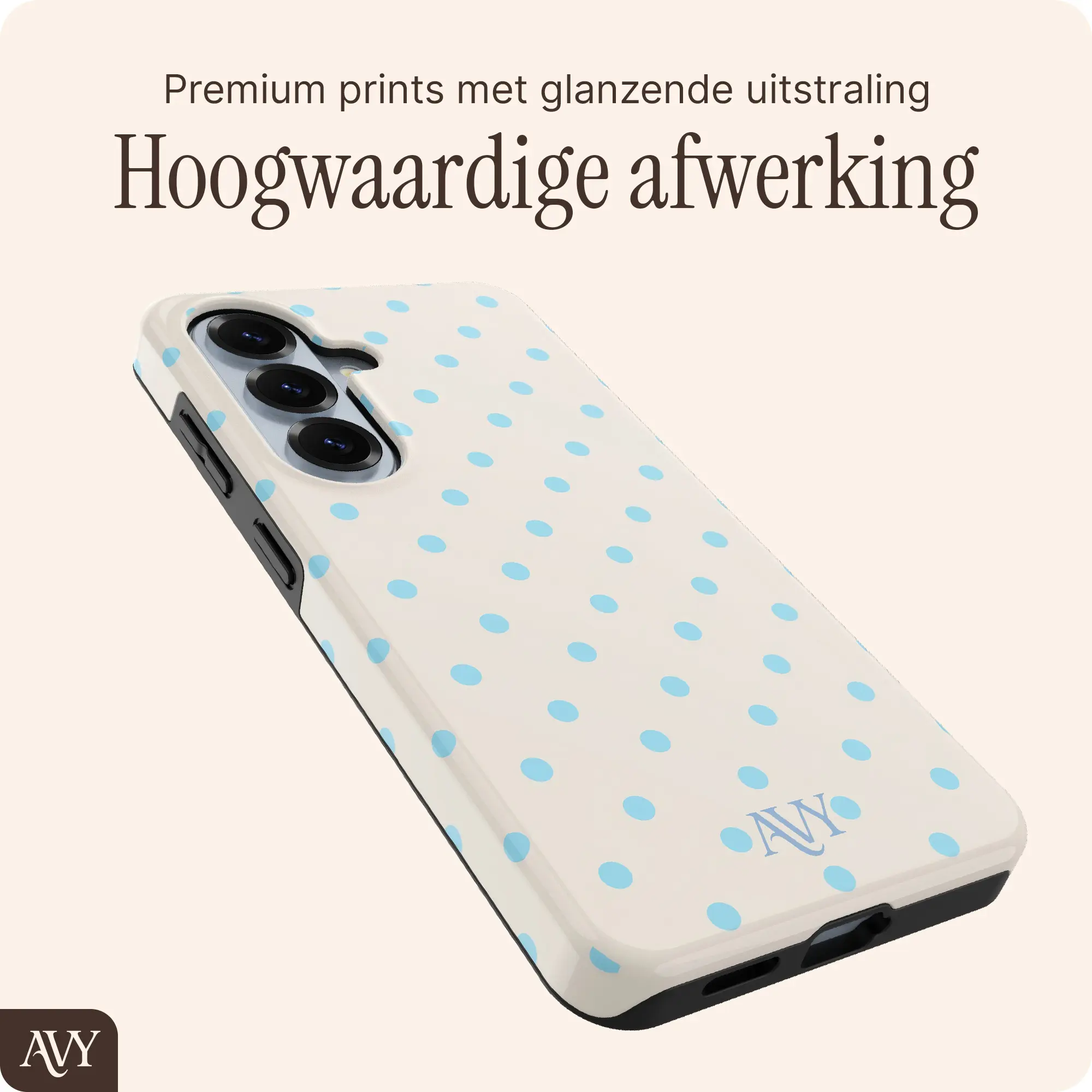 AVY Samsung Galaxy S26 Hoesje MagSafe Back Cover Riviera Dots afbeelding 9