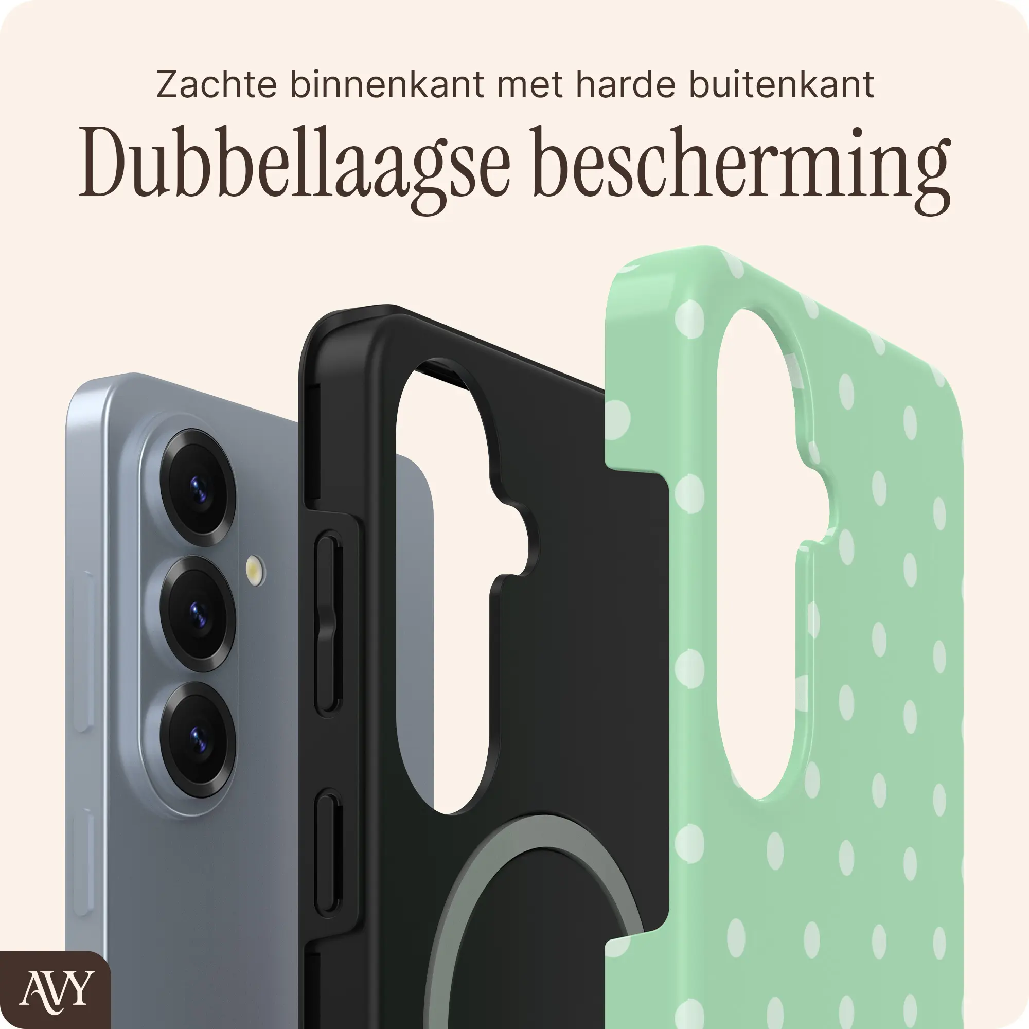 AVY Samsung Galaxy S26 Hoesje MagSafe Back Cover Mint Breeze afbeelding 5