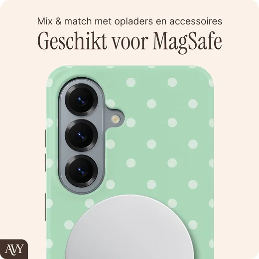 AVY Samsung Galaxy S26 Hoesje MagSafe Back Cover Mint Breeze afbeelding 6
