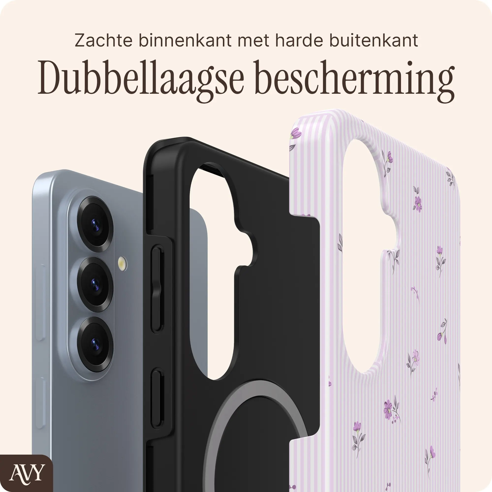 AVY Samsung Galaxy S26 Hoesje MagSafe Back Cover Lila Dream afbeelding 5