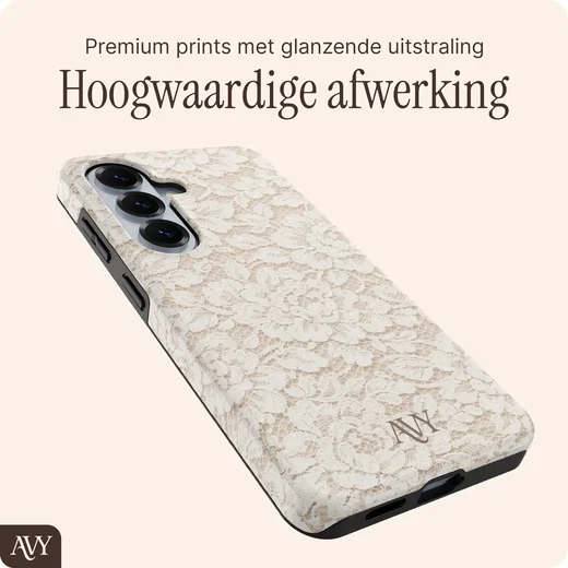 AVY Samsung Galaxy S26 Hoesje MagSafe Back Cover Vintage Lace afbeelding 9