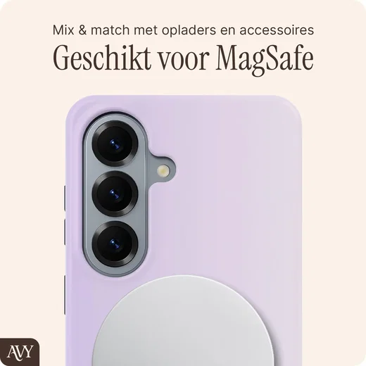 AVY Samsung Galaxy S26 Hoesje MagSafe Back Cover Lavender Glow afbeelding 6
