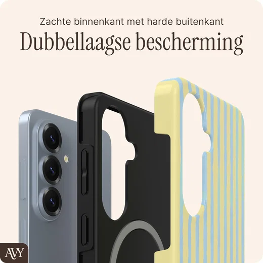 AVY Samsung Galaxy S26 Plus Hoesje MagSafe Back Cover Lemon Sky afbeelding 5