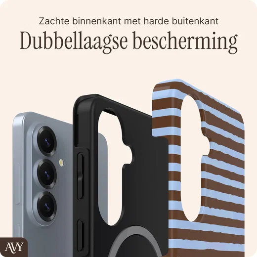 AVY Samsung Galaxy S26 Plus Hoesje MagSafe Back Cover Ocean Latte afbeelding 5