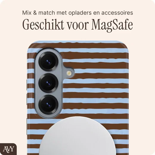 AVY Samsung Galaxy S26 Plus Hoesje MagSafe Back Cover Ocean Latte afbeelding 6