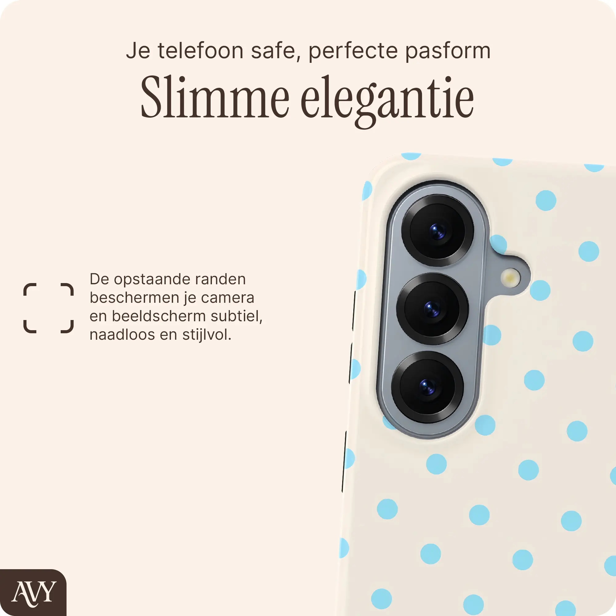 AVY Samsung Galaxy S26 Plus Hoesje MagSafe Back Cover Riviera Dots afbeelding 7