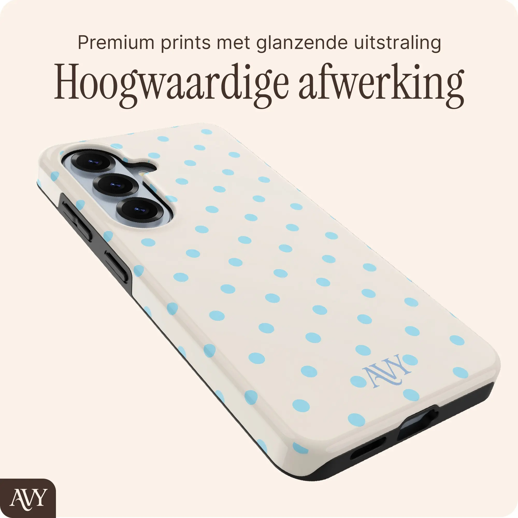 AVY Samsung Galaxy S26 Plus Hoesje MagSafe Back Cover Riviera Dots afbeelding 9