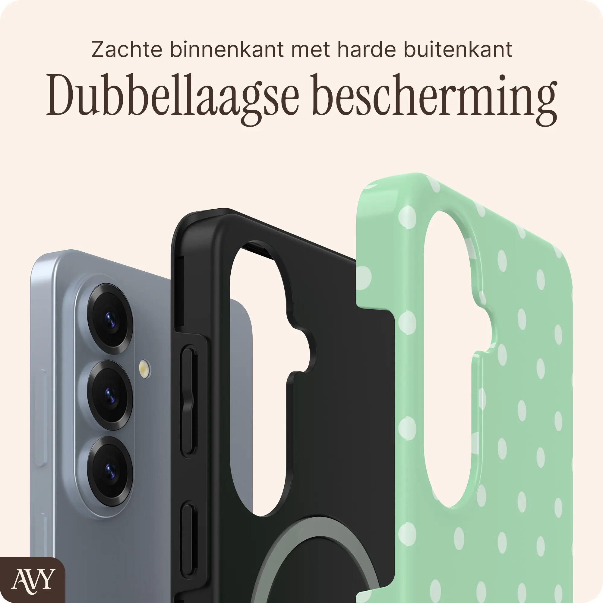 AVY Samsung Galaxy S26 Plus Hoesje MagSafe Back Cover Mint Breeze afbeelding 5