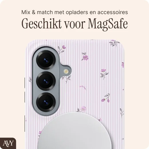 AVY Samsung Galaxy S26 Plus Hoesje MagSafe Back Cover Lila Dream afbeelding 6