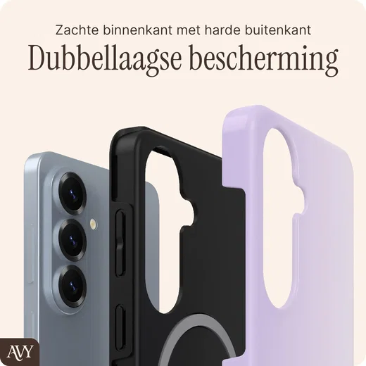 AVY Samsung Galaxy S26 Plus Hoesje MagSafe Back Cover Lavender Glow afbeelding 5
