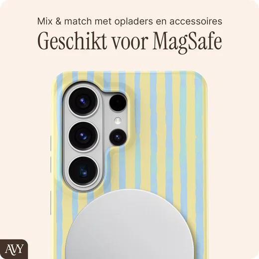 AVY Samsung Galaxy S26 Ultra Hoesje MagSafe Back Cover Lemon Sky afbeelding 9