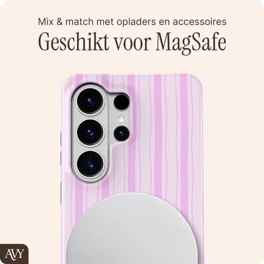 AVY Samsung Galaxy S26 Ultra Hoesje MagSafe Back Cover Pink Horizon afbeelding 6