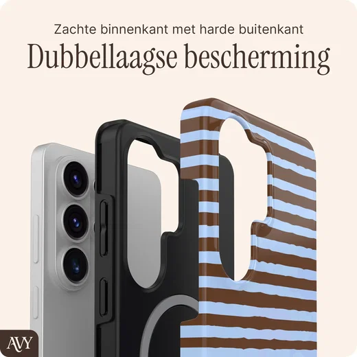 AVY Samsung Galaxy S26 Ultra Hoesje MagSafe Back Cover Ocean Latte afbeelding 5