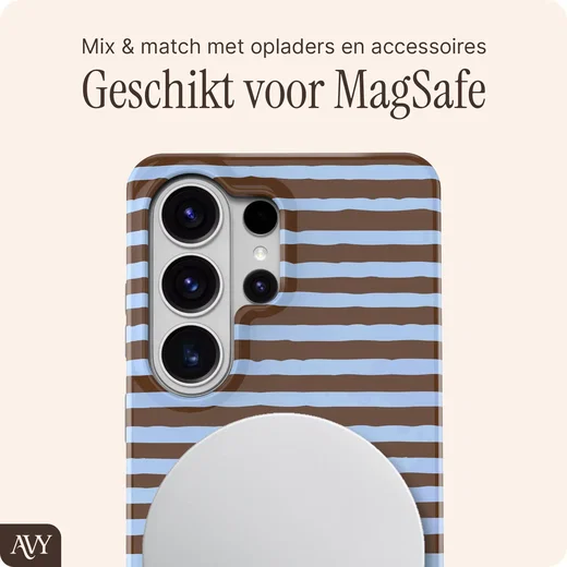 AVY Samsung Galaxy S26 Ultra Hoesje MagSafe Back Cover Ocean Latte afbeelding 6