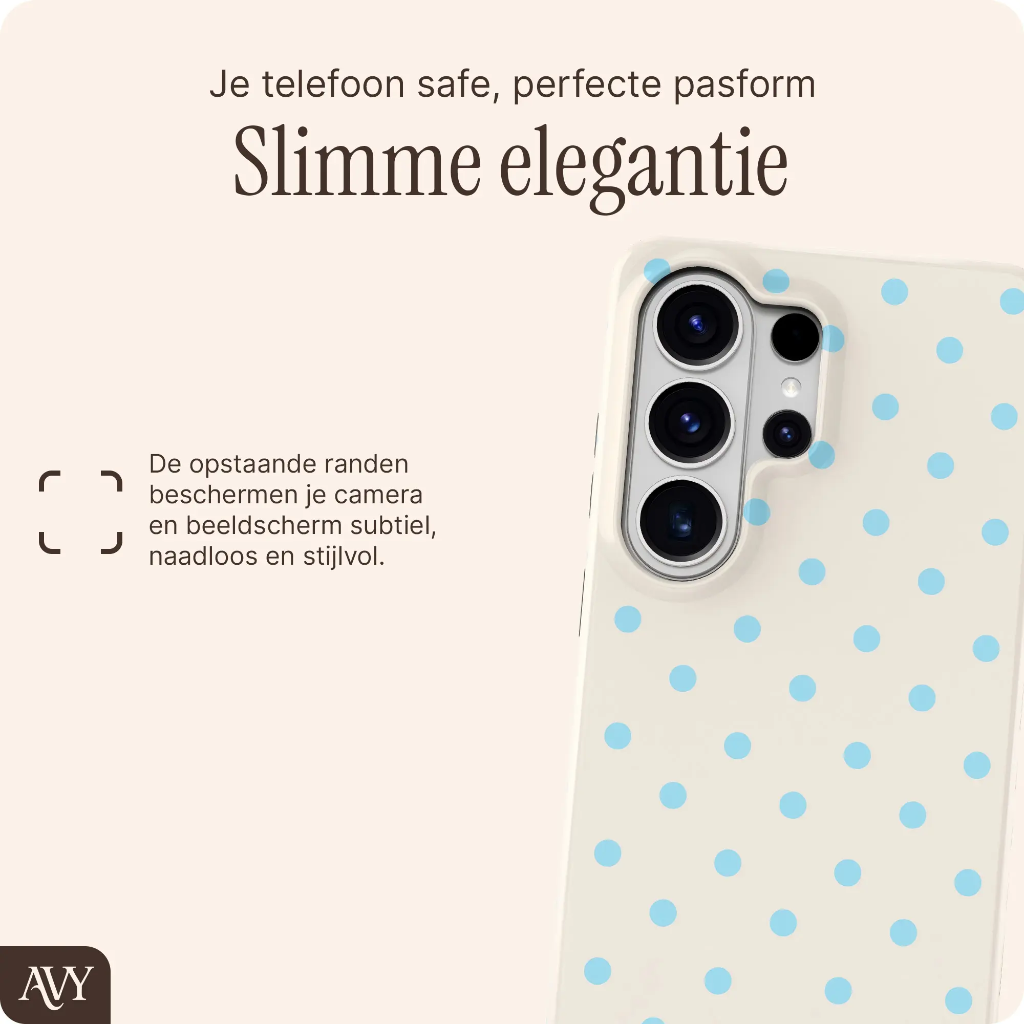 AVY Samsung Galaxy S26 Ultra Hoesje MagSafe Back Cover Riviera Dots afbeelding 7