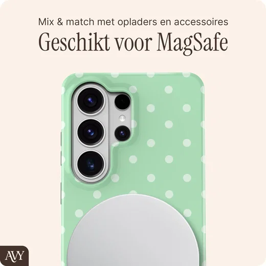 AVY Samsung Galaxy S26 Ultra Hoesje MagSafe Back Cover Mint Breeze afbeelding 9