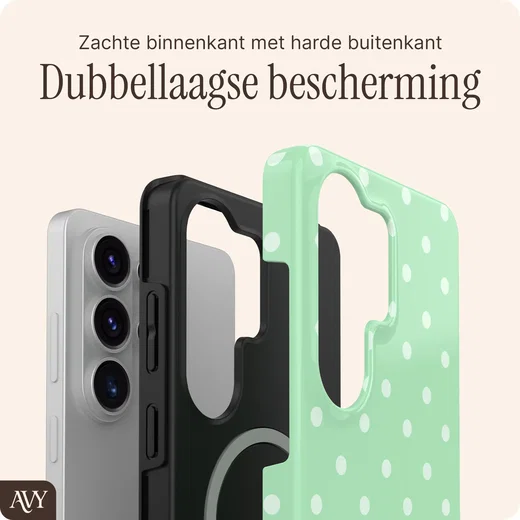AVY Samsung Galaxy S26 Ultra Hoesje MagSafe Back Cover Mint Breeze afbeelding 8