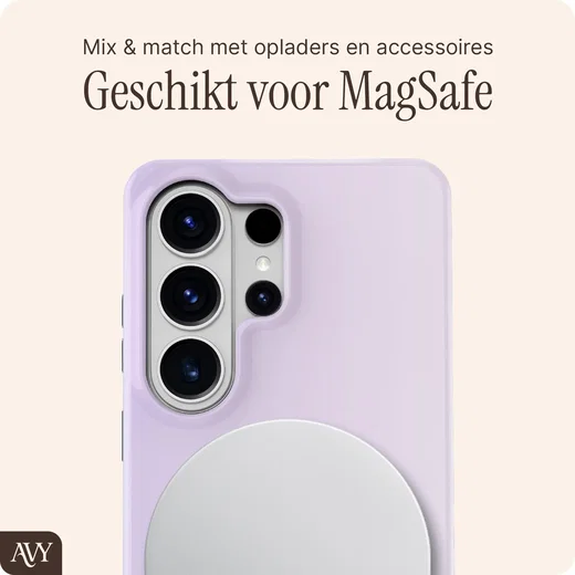 AVY Samsung Galaxy S26 Ultra Hoesje MagSafe Back Cover Lavender Glow afbeelding 6