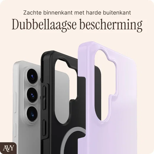 AVY Samsung Galaxy S26 Ultra Hoesje MagSafe Back Cover Lavender Glow afbeelding 5