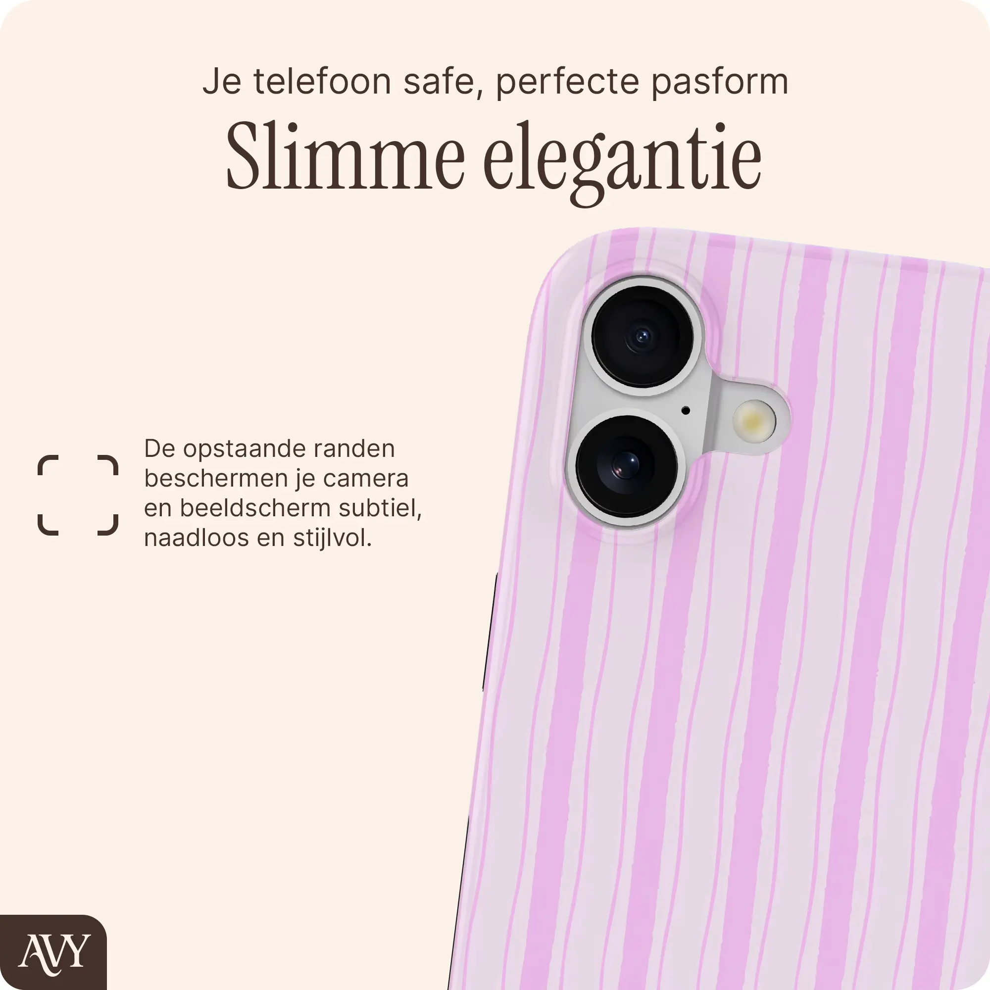 AVY Apple iPhone 17 Hoesje MagSafe Back Cover Pink Horizon afbeelding 10