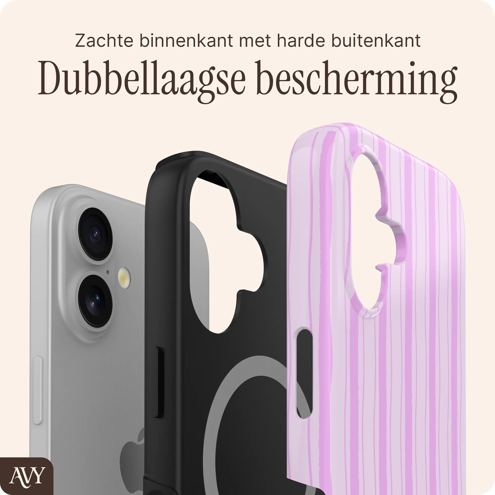AVY Apple iPhone 17 Hoesje MagSafe Back Cover Pink Horizon afbeelding 6