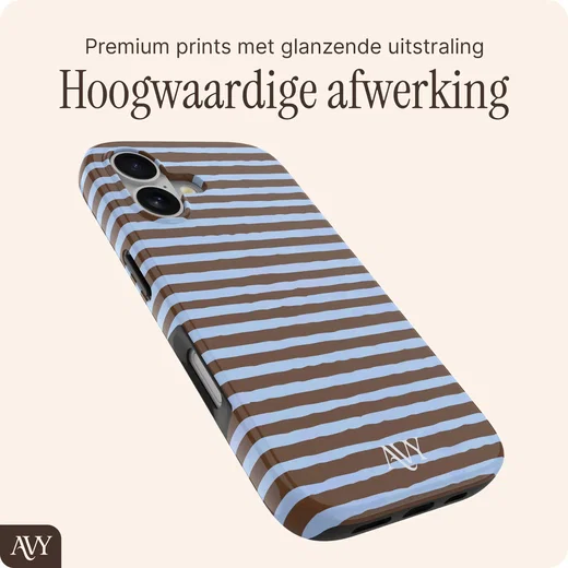 AVY Apple iPhone 17 Hoesje MagSafe Back Cover Ocean Latte afbeelding 6